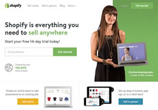 Shopify，一枚簡潔清新的國外電子商務(wù)平臺網(wǎng)站